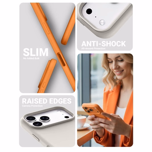 Crong Color Cover Magnetic MagSafe dėklas, skirtas iPhone 17 Pro Max, juodas