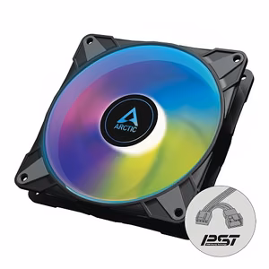 ARCTIC P14 PWM PST A-RGB полупассивный корпусной вентилятор, 4-pin, 140мм, чёрный