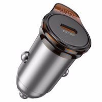 Įkroviklis automobilinis Hoco NZ16 30W (1xUSB-C) juodas