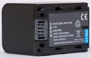 Sony, battery NP-FV70
