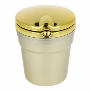 Car ashtray CHROM gold