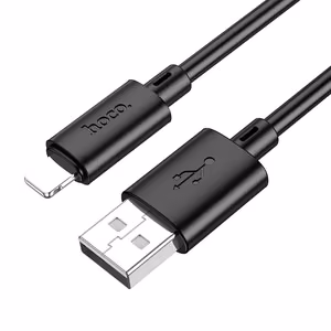 Кабель USB A - Lightning Hoco 2,4A 2 м X88 черный