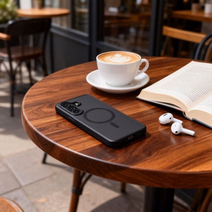 Tech-Protect MagCam MagSafe Dėklas for Samsung Galaxy S26 - Matinis juodas