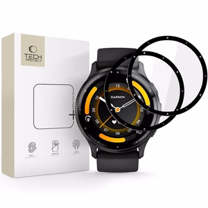 Tech-Protect Glass Flex+ 2 dalių hibridinio stiklo rinkinys Garmin Venu 3 - juodas