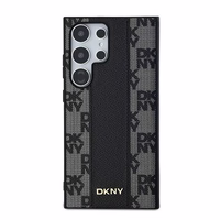 DKNY Odinis langeliais raštuotas magnetinis dėklas Samsung Galaxy S24 Ultra - juodas