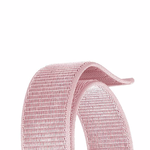 Sportinis nailoninis dirželis Crong Nylon, skirtas Apple Watch 38/40/41/42 mm, pudrinės rožinės spalvos