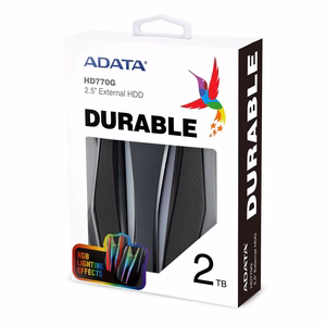 ADATA HD770G išorinis kietasis diskas 2 TB juodas