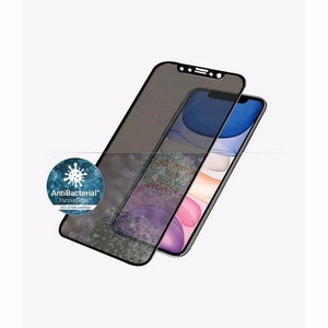 PanzerGlass E2E Super+ privatumo apsauginis stiklas iPhone XR / 11 - su juodu rėmeliu