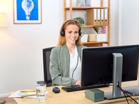 Trust Ayda Laisvų rankų įranga Vielinis Su lankeliu Skambučiai / muzika USB A tipo Juoda