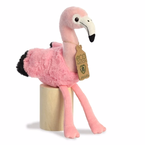 Eco Nation ekologiškas pliušinis flamingas, 24 cm