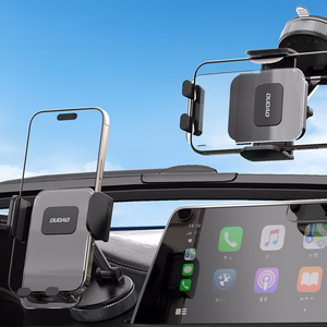 Dudao F24PLUS Car Holder with Suction Cup Dashboard - Juodas