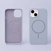 Silikoninis Thin Mag dėklas for iPhone 16 Pro Max 6,9" šviesiai mėlynas