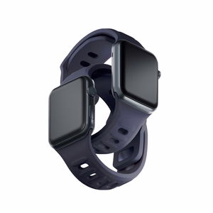 42/44/45/46/49 mm Gray (big) - 3mk Silicone Watch Strap for Apple