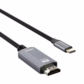 Wozinsky WCCH-01 USB-C - HDMI 4K 60Hz kabelis 1.8 m - juodas
