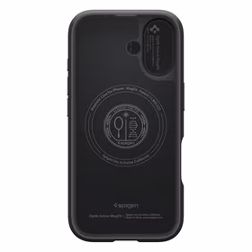 Spigen Optik Armor Magnetinis dėklas telefonui iPhone 17 - juodas