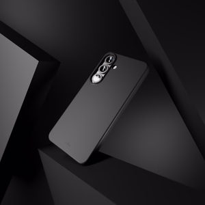 Puro Icon silikoninis dėklas telefonui Samsung Galaxy S25 - juodas