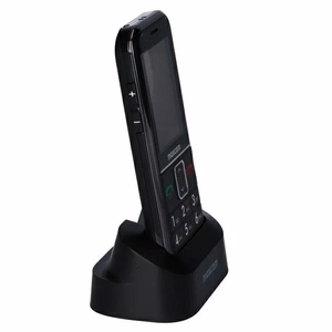 Maxcom Comfort MM735 su įkrovimo stotele + SOS apyrankė juodas