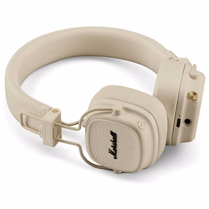 Belaidės ausinės Marshall Major V On-Ear Bluetooth kreminės