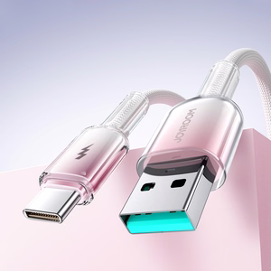 Joyroom S-A42 3A USB-A - USB-C kabelis 1.2m baltas