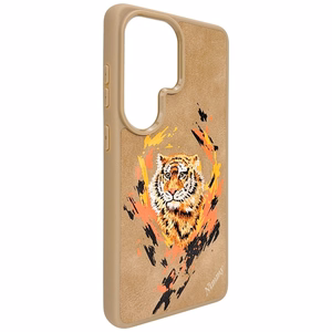Nimmy Tiger MagSafe dėklas Samsung Galaxy S26 Ultra šviesiai rudas
