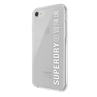 SuperDry Snap iPhone 6/6s/7/8/SE 2020 / SE 2022 Skaidrus dėklas baltas 41573