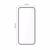 Tech-Protect Glass Fit+ 2 vnt. grūdinto stiklo rinkinys, skirtas Xiaomi Redmi 15C 173 mm / Poco C85 173 mm – juodas