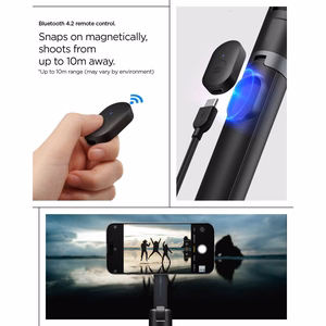 SPIGEN S581W MAGSAFE BLUETOOTH ASMENUKIŲ LAZDA-TRIKOJIS juodas