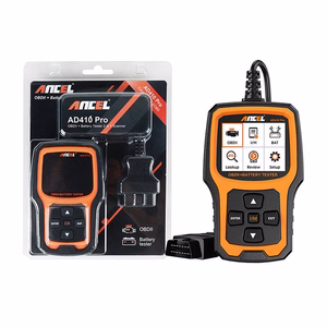 2in1 OBD2 diagnostikos skeneris ir akumuliatoriaus testeris Ancel AD410 PRO