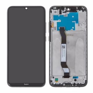 Ekranas skirtas Xiaomi Redmi Note 8 (Note 8 2021) su rėmeliu / Blue / HQ