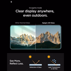 Spigen Glas.Tr Ez Fit Pro Anti Reflection grūdintas stiklas 2 vnt. skirta Samsung Galaxy S26 Ultra