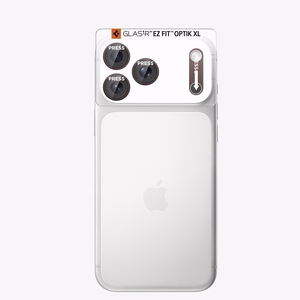 Spigen Optik Pro XL GLAS.TR EZ FIT grūdintas stiklas, skirtas iPhone 18 Pro Max, tamsiai vyšninės spalvos