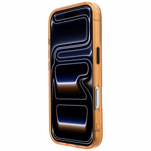 BMW M IML Frosted Metal Logo & Trims MagSafe dėklas, skirtas iPhone 17 Pro / 18 Pro – oranžinis
