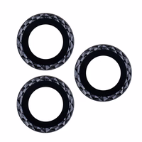 "iPhone 14 Plus" 6,7" juodų rombo formos akinių su lęšiais rinkinys (2 vnt.)