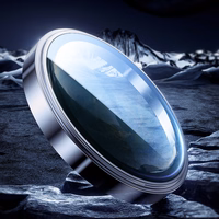 Rock Pure Series Kameros objektyvo stiklas ant iPhone 17 kameros (2 vnt.) juodas