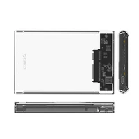 "Orico 2139C3" 2,5 colių HDD/SSD USB-C 5Gb/s diskinis kaupiklis - skaidrus