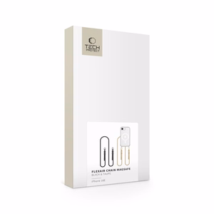Tech-Protect FlexAir Chain MagSafe iPhone 16e dėklas - Juodas/Smėlio