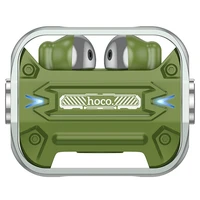 HOCO belaidės Bluetooth ausinės TWS EW55 armijos žalios