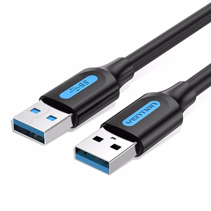 Vention CONBD USB kabelis USB 3.2 Gen 1 (3.1 Gen 1) 0,5 m USB A Juoda