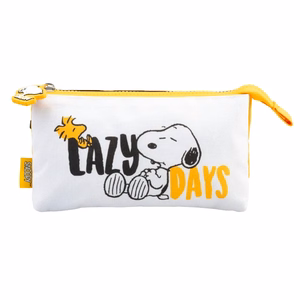 Snoopy Lazy Days penalas su 3 skyriais