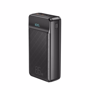 XO PR201 65W/30000mAh nešiojamojo kompiuterio išorinė baterija, juoda