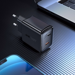Įkroviklis Acefast A21 30W GaN USB-C baltas