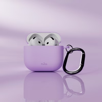 "Puro Icon" dėklas "AirPods 4" - Violetinės spalvos