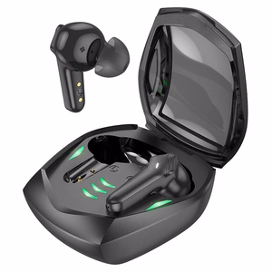 HOCO belaidės žaidimų ausinės Bluetooth TWS EW28 juodos