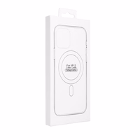 CLEAR MAG COVER magnetinis dėklas telefonui su kameros apsauga, suderinamas su MagSafe, skirtas IPHONE 12, skaidrus