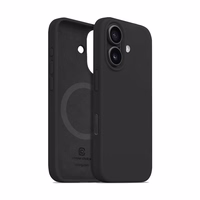 Crong Color Cover Magnetic - iPhone 16 Plus MagSafe dėklas (juodas)