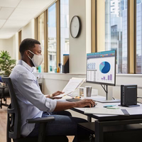 HP Pro Mini 400 G9 Intel® Core™ i5 i5-12500T 16 GB DDR5-SDRAM 512 GB SSD Windows 11 Pro Mini PC Juodas