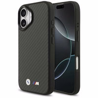 BMW M Kevlar Matt Magnetinis dėklas iPhone 17 - juodas