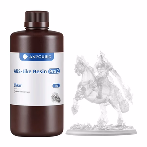 ANYCUBIC ABS tipo derva Pro 2 (spalva: skaidri)