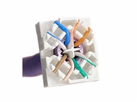 Alantec MB007-1 RJ45 be įrankių UTP cat.6A keystone modulis ALANTEC Plus - geresnis perdavimo našumas