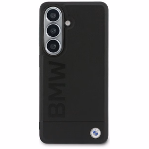 BMW Leather Hot Stamp MagSafe dėklas skirtas Samsung Galaxy S26 Plus juodas